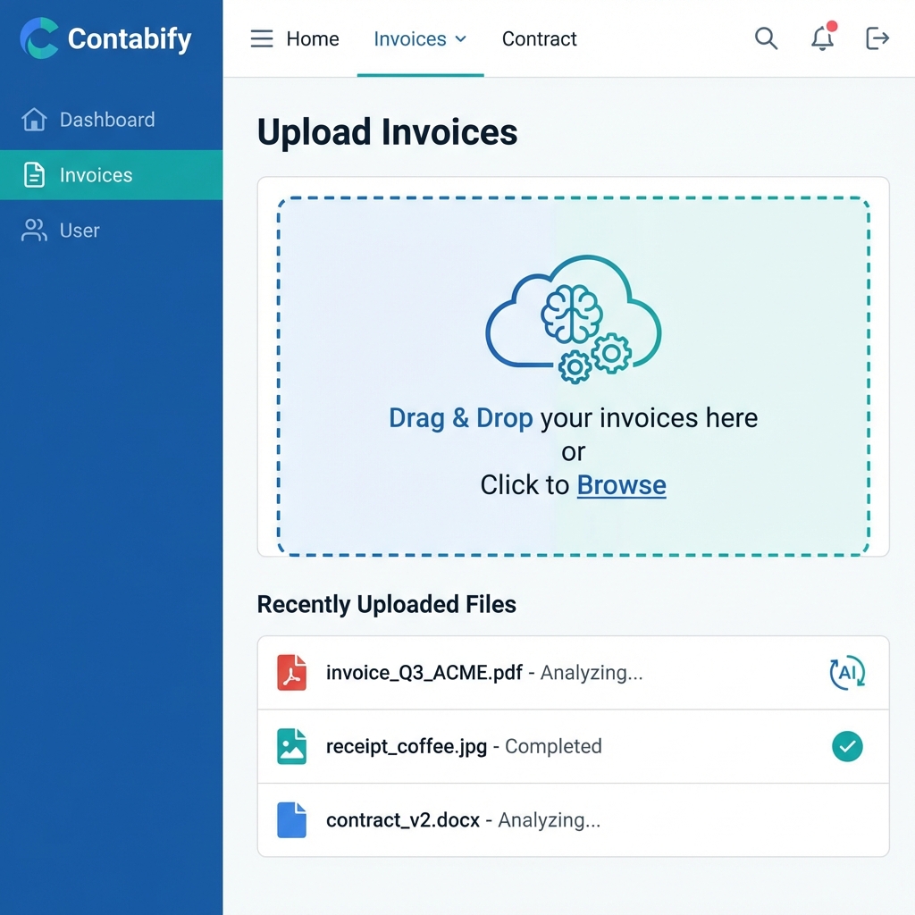 Upload de Faturas e Análise Automática com IA